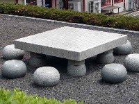 Stone Go table in Yakage